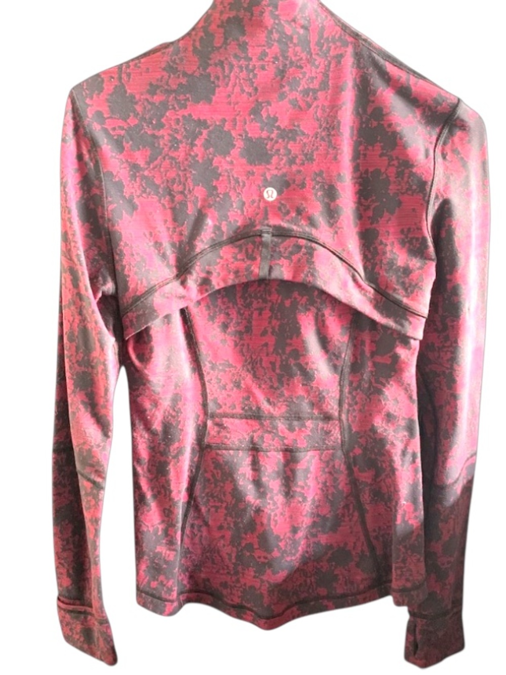 Lululemon Define Jacket Scatter Blossom Jacquard Garnet Black Track Zip Up 6 - Picture 2 of 7